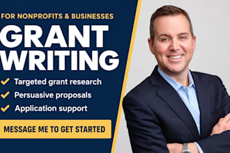 help you research and draft out a persuasive grant proposal apply for grant