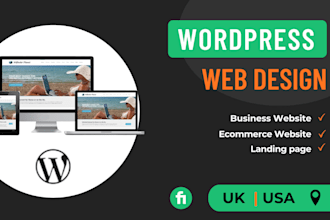 redesign wordpress website with elementor and  customized