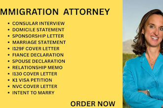 be your texas, ca, ny, and florida immigration lawyer for k1, cr1, and ir1 visas