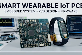 develop embedded system pcb for smart wearable device iot pcb