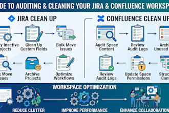 audit and clean up your jira and confluence workspace