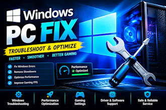 fix windows issues and optimize your PC for better gaming performance