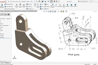 3d cad design, mechanical parts, cnc, sheet metal and assemblies for 3d printing