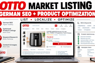 create optimize your otto market product listings with german SEO bulk upload