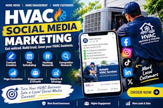 manage facebook and instagram marketing for hvac companies