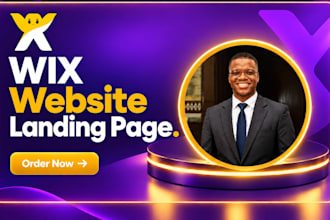 wix landing page wix sales page wix one page design landing page wix