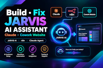 build fix jarvis ai assistant claude cowork website jarvis ai n8n claude agent