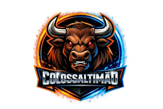 design high quality bull logo with unlimited revision