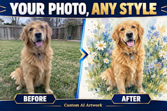 transform your photo or idea into custom ai artwork