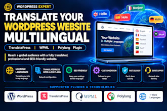 translate wordpress website multilingual translatepress  wpml polylang plugin