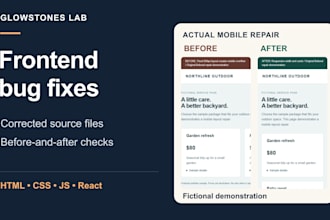 fix lovable app frontend bugs and mobile layout issues