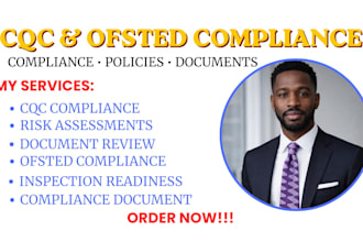 provide cqc and ofsted compliance policies and documents