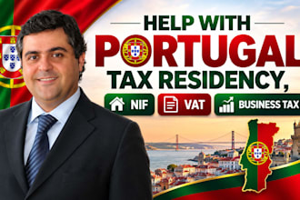 help with portugal tax residency, nif, vat and business tax