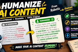 edit ai content to sound natural and polished