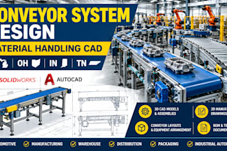 design mi oh in tn conveyor systems material handling cad