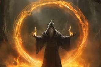 fantasy book cover design or fantasy book cover