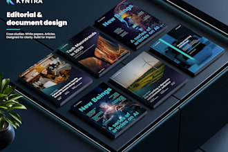 design clear, professional b2b documents, case studies and whitepapers