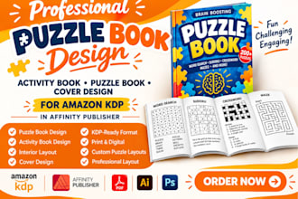 design puzzle book layout