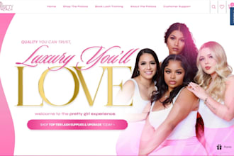 lashes extension website , lashes beauty website , makeup, spa beauty store