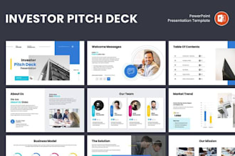 design startup investor presentation, venture capital piitch deck, fundraising