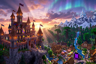 create custom minecraft builds, maps and worlds