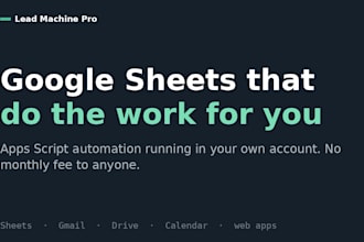 automate your google sheets with apps script