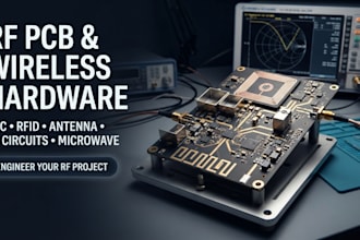 develop rf pcb, nfc rfid hardware ,antenna matching and mircowave circuits