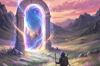 create fantasy book cover design