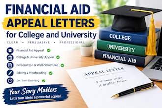 write persuasive financial aid appeal letters for college and university