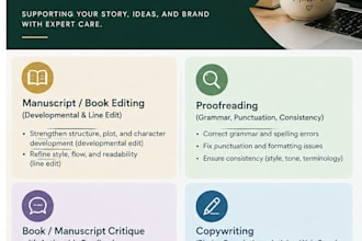 edit, proofread, and critique your book