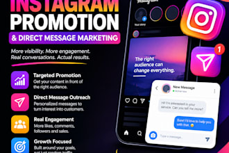 do strategic instagram promotion and automated dm marketing