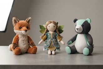 create plush toy designs for manufacturing