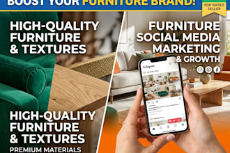 home decor and furniture social media management