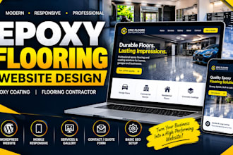 design epoxy flooring, epoxy coating and flooring contractor website