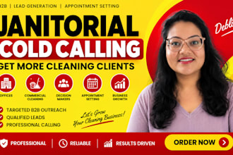 janitorial cold calling, cold caller, janitorial cleaning service, cold calling