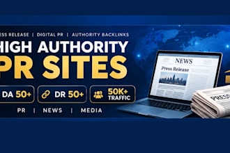 publish your press release on high authority PR sites
