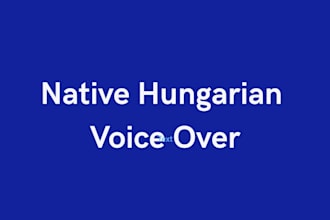 record a professional hungarian voice over