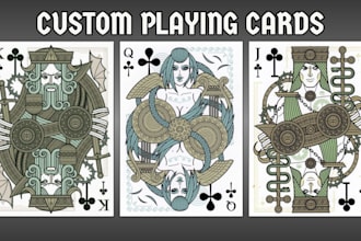 design custom poker card, playing card design, blackjack, card deck, card box