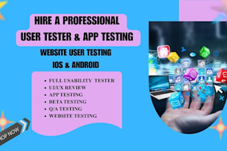 test your website or app and provide detailed UX feedback