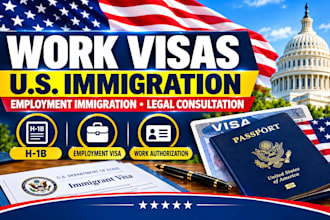 provide us immigration legal consultation for work visas and employment matters