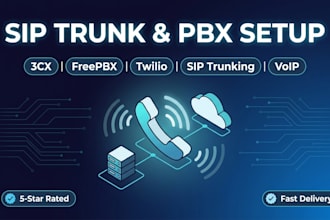 setup sip trunk voip 3cx freepbx twilio pbx system