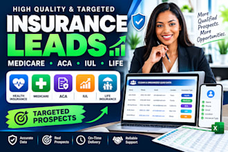 generate health insurance medicare aca iul and life insurance leads
