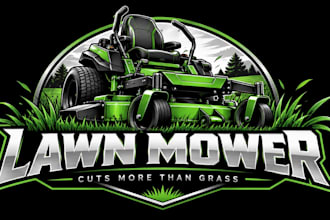 do landscape mowing garden irrigation lawn care service agriculture company logo