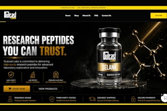 design peptide website peptide store research peptide store nutraceutical store