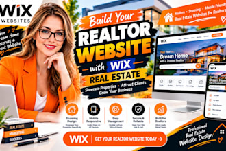 build wix real estate website, realtor real estate website, realtor wix website