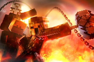 make minecraft bbs animation for you