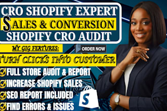 do shopify cro audit to fix low sales and boost conversions