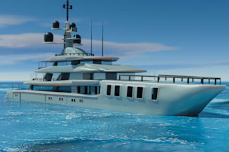 custom 3d boat model 3d ship cad model rc boat render hull modeling 3dbody kit