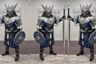 build full anime wearable cosplay creation eva foam video game armor prop