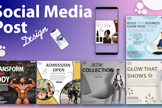 design engaging social media post and instagram post design